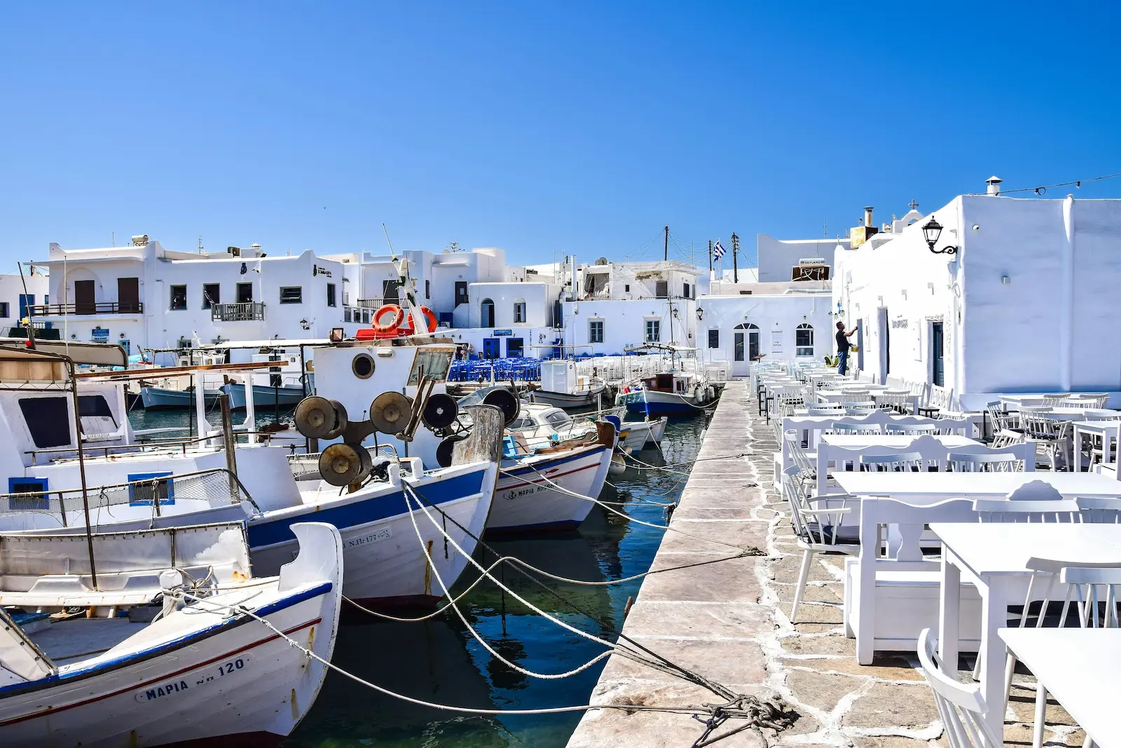 Ioconic Naousa village in Paros.